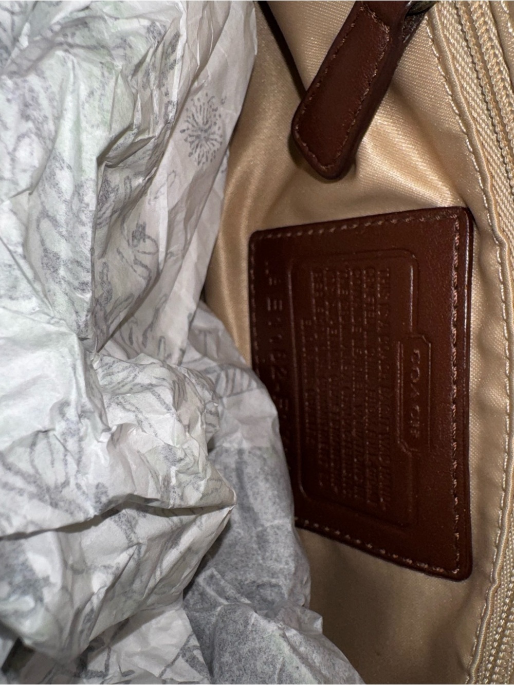 Authentic Coach Brown Leather Shoulder Bag with Silver Hardware EUC - Picture 9 of 10